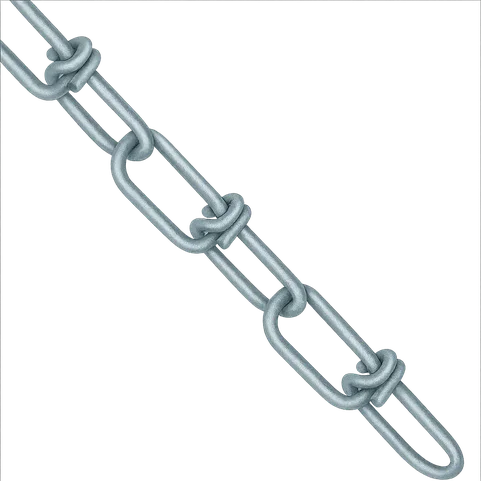 Цепь витая DIN 5686 1,6 мм оцинкованная